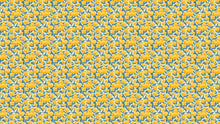 Carregar imagem no visualizador da galeria, Yellow Floral Flower Background Pattern Wall Mural. #6456