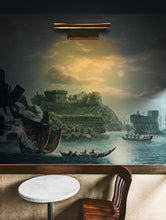 Carregar imagem no visualizador da galeria, The Island of Tortosa from Views in the Ottoman Dominions Illustration Wall Mural. Sailing through the Mediterranean Islands. #6457