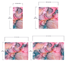 Carregar imagem no visualizador da galeria, Abstract Alcohol Ink Pattern Wall Mural. Agate Design. Removable Peel and Stick Wallpaper. #6461