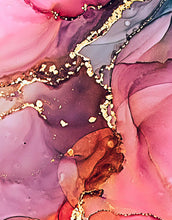 Carregar imagem no visualizador da galeria, Abstract Alcohol Ink Pattern Wall Mural. Agate Design. Removable Peel and Stick Wallpaper. #6461