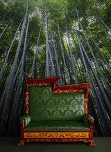 Load image into Gallery viewer, Tall Bamboo Tree Forest Wall Mural. Peaceful, Serenity, Zen Background Wallpaper. #6463