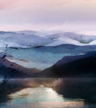 Carregar imagem no visualizador da galeria, Watercolor Painting of Mountain View Retreat Wall Mural. #6464