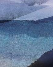 Carregar imagem no visualizador da galeria, Watercolor Painting of Mountain View Retreat Wall Mural. #6464