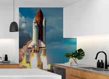 Carregar imagem no visualizador da galeria, Space Shuttle Wall Mural Wallpaper. NASA Theme Wall Decor. #6470