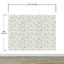 Load image into Gallery viewer, White Magnolia Wall Mural Peel and Stick Wallpaper. #6477