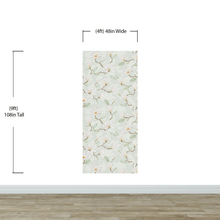 Load image into Gallery viewer, White Magnolia Wall Mural Peel and Stick Wallpaper. #6477