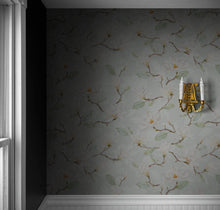 Load image into Gallery viewer, White Magnolia Wall Mural Peel and Stick Wallpaper. #6477