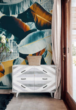 Carregar imagem no visualizador da galeria, Tropical Leaves Foliage Abstract Wall Mural. Dark Color Patterns. #6479