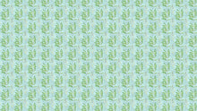 Load image into Gallery viewer, Eucalyptus Wallpaper. Farmhouse Decor Peel and Stick Wall Mural. Blue and Green Colors. #6482