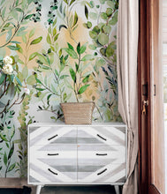 Carregar imagem no visualizador da galeria, Eucalyptus Wallpaper in Pastel Color Watercolor. #6483