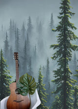 Carregar imagem no visualizador da galeria, Nature Rainforest Wall Mural Wallpaper. Misty Forest Landscape. #6494