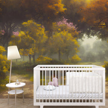 Carregar imagem no visualizador da galeria, Vintage Trees in Park Wallpaper. Peel and Stick Wall Mural. #6496