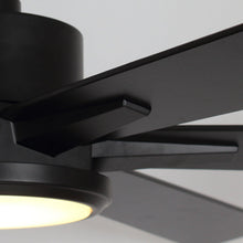Carregar imagem no visualizador da galeria, 65" Amold Industrial Downrod Mount Ceiling Fan with Lighting and Remote Control