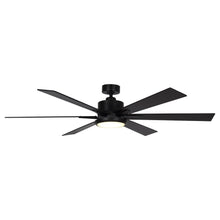 Carregar imagem no visualizador da galeria, 65" Amold Industrial Downrod Mount Ceiling Fan with Lighting and Remote Control