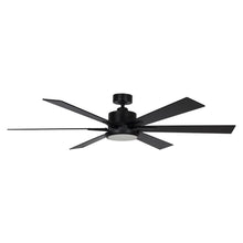 Carregar imagem no visualizador da galeria, 65" Amold Industrial Downrod Mount Ceiling Fan with Lighting and Remote Control
