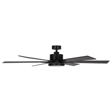 Carregar imagem no visualizador da galeria, 65" Amold Industrial Downrod Mount Ceiling Fan with Lighting and Remote Control