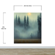 Carregar imagem no visualizador da galeria, Misty Forest Wallpaper, Peel and Stick Wall Mural. #6501