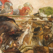 Carregar imagem no visualizador da galeria, The Phantom Horseman Antique Painting Wallpaper. Peel and Stick Wallpaper. #6510