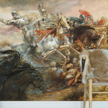 Carregar imagem no visualizador da galeria, The Phantom Horseman Antique Painting Wallpaper. Peel and Stick Wallpaper. #6510