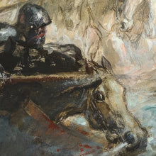 Carregar imagem no visualizador da galeria, The Phantom Horseman Antique Painting Wallpaper. Peel and Stick Wallpaper. #6510