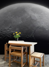 Carregar imagem no visualizador da galeria, Moon Wallpaper. Black and White Wall Decor. #6532