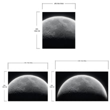 Carregar imagem no visualizador da galeria, Moon Wallpaper. Black and White Wall Decor. #6532