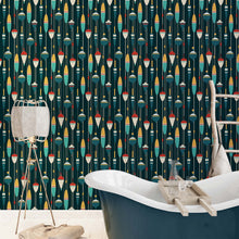 Carregar imagem no visualizador da galeria, Fisherman Wallpaper Decor / Coastal Sea Theme Wall Mural #6534