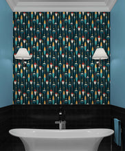 Carregar imagem no visualizador da galeria, Fisherman Wallpaper Decor / Coastal Sea Theme Wall Mural #6534