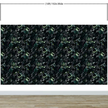 Carregar imagem no visualizador da galeria, Tropical Leaves In a Dark Jungle Background Wallpaper #6536