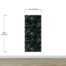 Carregar imagem no visualizador da galeria, Tropical Leaves In a Dark Jungle Background Wallpaper #6536