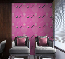 Carregar imagem no visualizador da galeria, 80's Wallpaper Neon Pink. 90’s Vintage Pink Memphis Wallpaper. I Love 80s. #6539