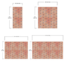 Carregar imagem no visualizador da galeria, Flower Wallpaper - Botanical Wallpaper - Wildflower Nature Pattern - Floral Peel and Stick Wall Mural. Peach Color Blossom Flower Mural. #6559