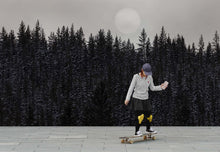 Carregar imagem no visualizador da galeria, Foggy Forest Wall Mural. Peel and Stick Wallpaper. Monotone Grey Nature Wallpaper. Rain Forest Wall Mural. #6560