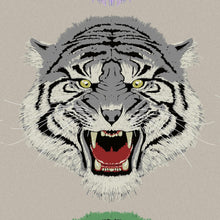 Carregar imagem no visualizador da galeria, Asian Tiger Wallpaper Peel and Stick Wall Mural. #6573