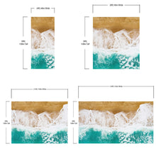 Carregar imagem no visualizador da galeria, Custom Beach House Wallpaper Peel and Stick Mural. Personalized Text / Quote Family Beach Wall Art. #6592