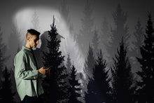 Carregar imagem no visualizador da galeria, Black and White Pine Tree Forest Wallpaper. #6594