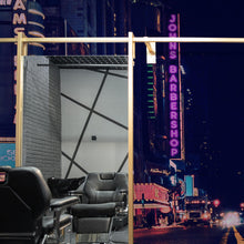 Carregar imagem no visualizador da galeria, Personalized Neon Name on City Billboard Wall Mural. #6595