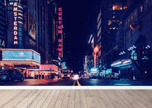 Carregar imagem no visualizador da galeria, Personalized Neon Name on City Billboard Wall Mural. #6595