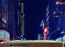 Carregar imagem no visualizador da galeria, Personalized Neon Name on City Billboard Wall Mural. #6595