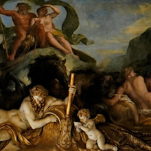 Load image into Gallery viewer, Art The Louvre Museum Paris France Golden Ceilings Wallpaper. Musee du Louvre #6600