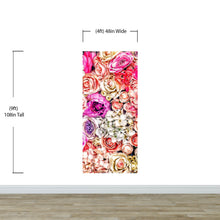 Carregar imagem no visualizador da galeria, Vibrant Floral Bliss Wallpaper Mural - Colorful Roses and Flower Arrangements #6602