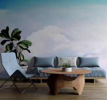 Carregar imagem no visualizador da galeria, Pastel Sky and Clouds Kids Wallpaper Mural - Dreamy Nursery Peel and Stick Wallpaper. #6605
