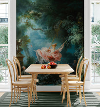Carregar imagem no visualizador da galeria, The Swing Wallpaper Painting. Retro Vintage Wall Mural Print. Bedroom Wall Art. French Artist Jean-Honoré Fragonard. #6609