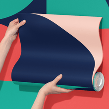 Carregar imagem no visualizador da galeria, Geometric Shapes Contemporary Wall Mural. #6618