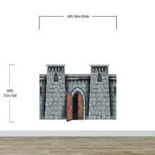 Carregar imagem no visualizador da galeria, Medieval Castle Wallpaper / Peel and Stick Wall Mural. #6620