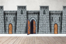 Carregar imagem no visualizador da galeria, Medieval Castle Wallpaper / Peel and Stick Wall Mural. #6620