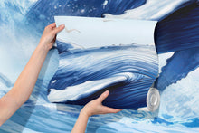 Carregar imagem no visualizador da galeria, Humpback Whale Wallpaper. Marine Life Wall Art. #6651