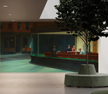 Carregar imagem no visualizador da galeria, Nighthawks Painting Wallpaper. Painting by Edward Hopper. #6654