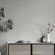 Carregar imagem no visualizador da galeria, Modern Lines Wallpaper. Geometric Shape Motif Pattern. #6674