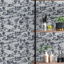 Carregar imagem no visualizador da galeria, Rustic Wallpaper Peel and Stick Wall Mural. Countryside Motif Wall Decor. #6729